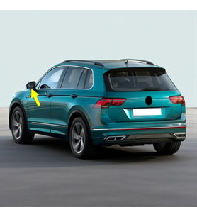 VW Tiguan 2021-2023 Sol Dış Dikiz Ayna Camı Isıtmalı 5NA857521