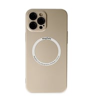 Apple İphone 12 Pro Kılıf Jack Magneticsafe Lens Silikon - Gold