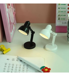 Mini Led Kitap Okuma Lambası 10cm x 3.5cm (Siyah)
