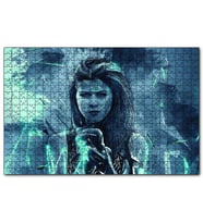 Cakapuzzle  Elma Sunan Güzel Kadın 120 Parça Puzzle Yapboz MDF (Ahşap)
