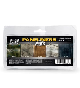 AK 2070 5x35 ml. Panel Yüzeyleri Eskitme Efekti, Paneliner Serisi Enamel Model Boyası Seti