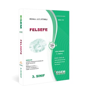 Egem Yayınları Aöf 3. Sınıf Felsefe Konu Anlatımlı Soru Bankası-güz Dönemi(5. Yarıyıl) (Çok Renkli)