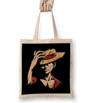 One Piece Luffy Character Mugiwara Bez Çanta Uzun Saplı