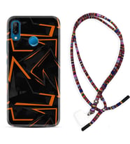 Huawei P20 Lite Mate 10 20 Lite Pro P40 Lite KılıfBoyun Asklı Rasta Silikon Zigzaglar 1651