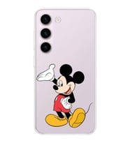 Samsung Galaxy S23  Kamera korumalı Kapak Mickey Mouse Tasarımlı  Şeffaf Kılıf