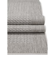 Konfor Sisalux 3093 Krem Jüt Tabanlı Modern Dokuma Kilim Sisal Hasır Halı