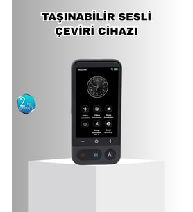 Akıllı Taşınabilir Tercüman – 17 Çevrimdışı, 139 Çevrimiçi Dil Desteği