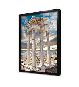 İzmir Pergamon Çerçeveli Cam Tablo