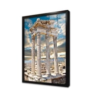 İzmir Pergamon Çerçeveli Cam Tablo