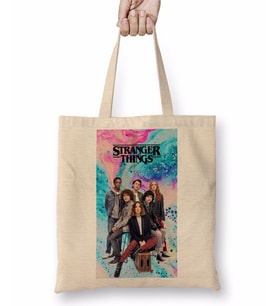 Stranger Things 010 Bez Çanta Uzun Saplı