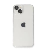 Apple iPhone 14 Kılıf Luko Lens Silikon - Gümüş