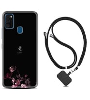 Samsung M21 M22 M23 M30 M31S M32 Kılıf Boyun Askılı Silikon Love 1629