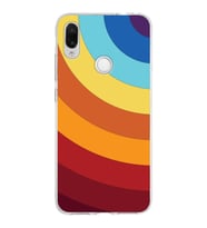 Xiaomi Redmi Note 7 Uyumlu Kapak Renk Cümbüşü Tasarımlı Şeffaf Silikon Kılıf