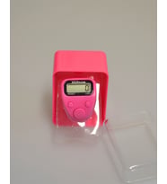 Özel Kutulu Mini Işıklı Zikirmatik– Şık Tasarım, Resetlenebilir, Taşınabilir Tesbih Sayaç (Pembe)