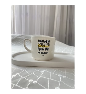 Esprili Kupa Bardak Çay Kahve Fincanı 200 ml