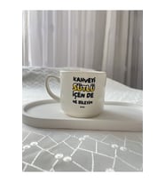 Esprili Kupa Bardak Çay Kahve Fincanı 200 ml