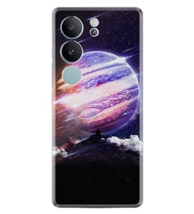 Vivo V29 Kılıf Silikon Desen Özel Seri Super Planet 1797