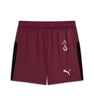 Puma Gsk Shorts Replica Jr W/Blocking W/O Genç Galatasaray 25/26 Futbol Şortu 77982403 Siyah