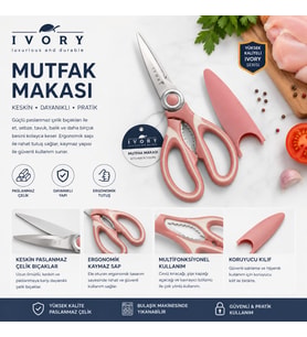 IVORY PROFESYONEL MUTFAK MAKASI (Karışık Renkli)