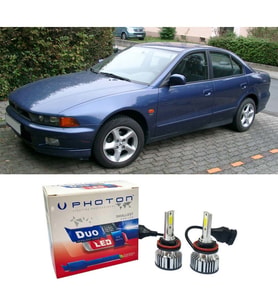 Mitsubishi Galant Led Xenon Kısa Far Ampulü H7 Duo Yeni Seri Beyaz 1998+