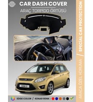FORD C-MAX DOUBLE EKRAN (2010-2014) Torpido Örtüsü Araca Özel Tam Uyum Kaymaz Kolay Montaj