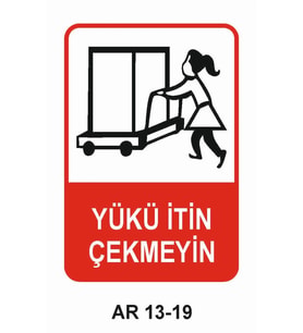 İŞ GÜVENLİĞİ UYARI LEVHASI 1 ADET PVC 21 X 29CM
