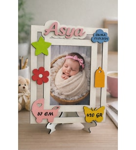 Bebek yeni Doğanlar için Resim Çerçevesi KİŞİYE Özel no1032