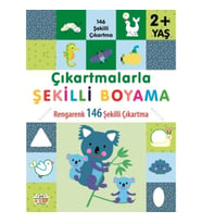 Çıkartmalarla Şekilli Boyama 2 Yaş Üstü