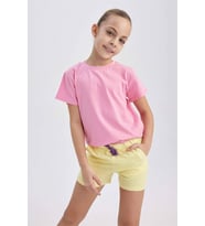 Z7718A6/PN164 Defacto Kız Çocuk T-shirt PINK