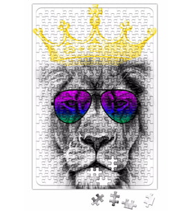 Kral Aslan Kaplan Puzzle 240 Parça Yapboz