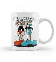Cuphead And Mugman Kupa Bardak Porselen