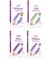 Karekök Yayınları Ayt Matematik-fizik-kimya-biyoloji Dörtlü Deneme Seti () (Çok Renkli)