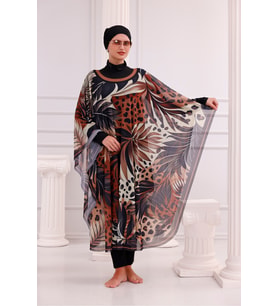 Kimono Pareo - Tesettür Pareo - Marmaris Model 240x135 Cm