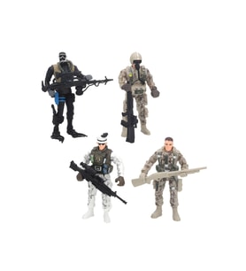 Kahramanlar Hazır! Soldier Force 4’lü Asker Figür Seti ile Göreve Çık! (Çok Renkli)