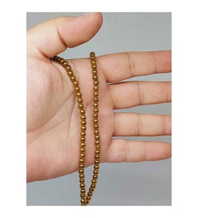 Hematit Taşı 3.5*4mm Dizi (52332)