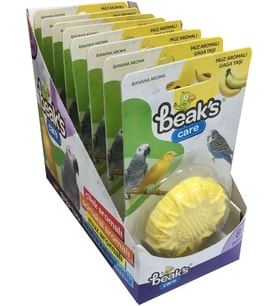 Kuşlar için Ek Besinler, Tekli, Muz Aromalı Gaga Taşı x 8 adet