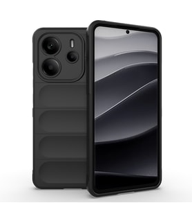 Xiaomi Redmi Note 14 4G Uyumlu Kılıf Esnek TPU Oyuklu Arka Yüzey Tasarımlı Zore Etnik Silikon Kapak