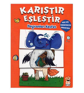 Karıştır Eşleştir Hayvanları Keşfet Sincap Kitap