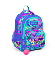 Coral High Kids Lavanta Su Yeşili Grafiti Desenli Üç Bölmeli Okul Sırt Çantası 14414