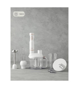 English Home Rmb 3001 4 Bıçaklı Multi Blender Seti Beyaz-bakır