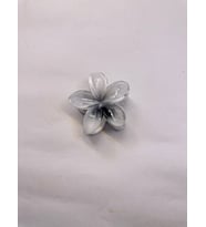 Tekli Gri Renk 6 cm Lotus Çiçeği Mandal Toka