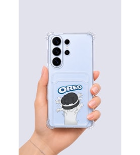 Samsung Galaxy S26 Ultra Kartlıklı OREO Desenli Kılıf - HUOBPS7363-7065