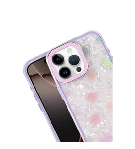 İphone 14 Lumi Desenli Kapak - Mor