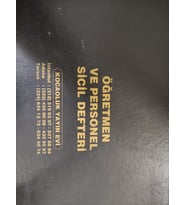 ÖĞRETMEN VE PERSONEL SİCİL DEFTERİ ( CİLTLİ ) - KOCAOLUK YAYIN EVİ
