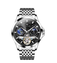 Kronen & Söhne KS7009 Day Night Tourbillon Mekanik Otomatik Erkek Çelik Kol Saati