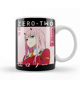 Zero Two Kupa Bardak Porselen