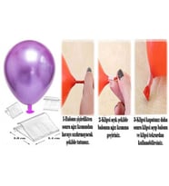 Balon bağlama klipsi açılabilen pk:50-