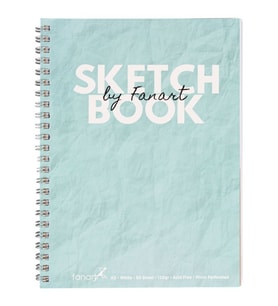 Fanart Academy Sketch Book 120 GR Spiralli 50 YP A4 Turkuaz 8671