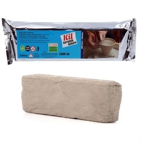Hayal Sepeti Seramik Kil Hamuru Doğal beyaz 1000 gr.