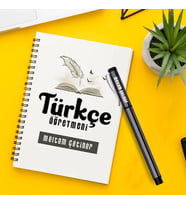 Türkçe Öğretmeni Temalı Defter ve Kalem